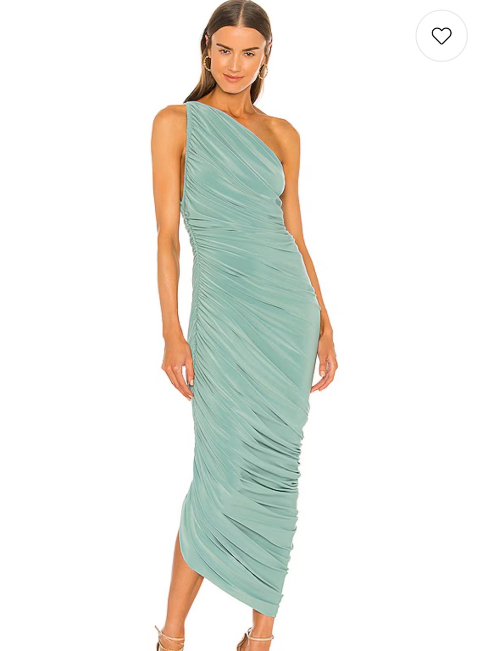 Norma Kamali Diana Gown in Vintage Mint